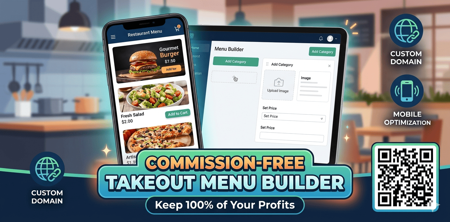 Commission-Free Takeout Menu Builder for Restaurants | DelishMenu.com